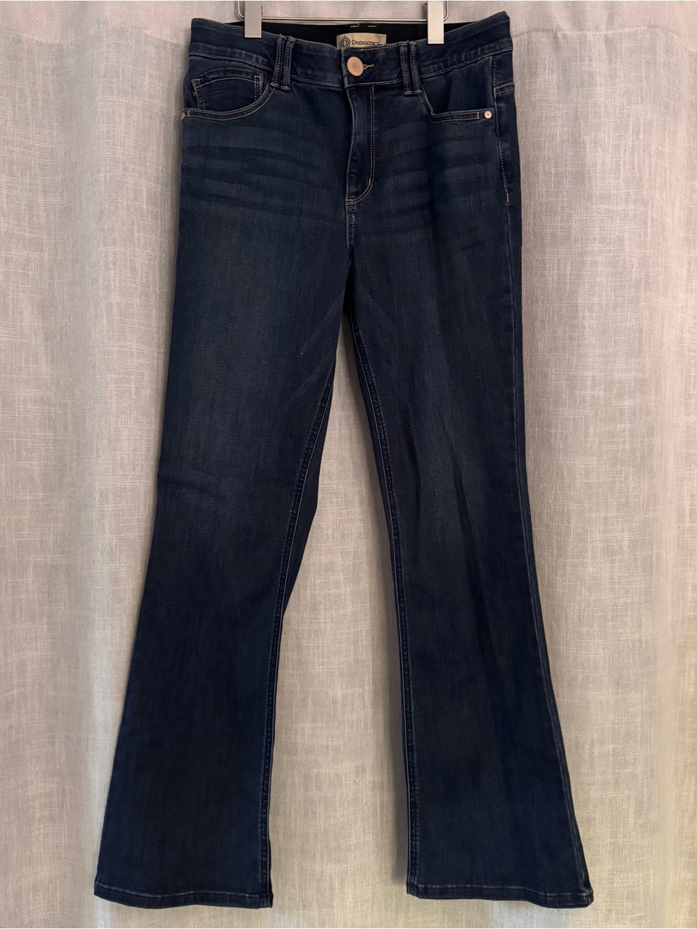 Democracy dark wash denim boot cut jeans size 10